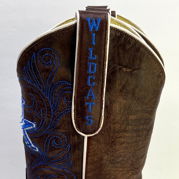 GAMEDAY BOOTS University Of Kentucky Wildcats NEW Embroidered Cowboy Boots - Picture 8 of 15